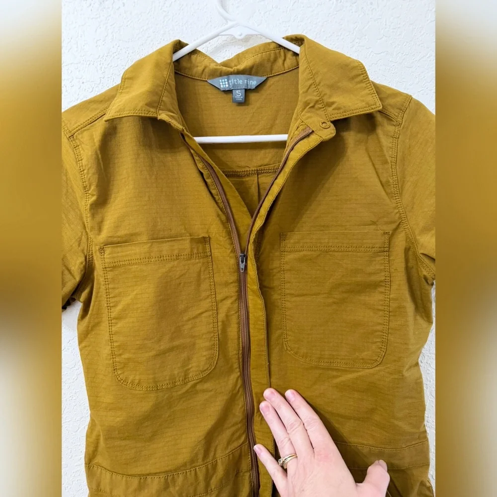 Title Nine Rosie Utility Short Sleeve Romper - S - Picture 5 of 15